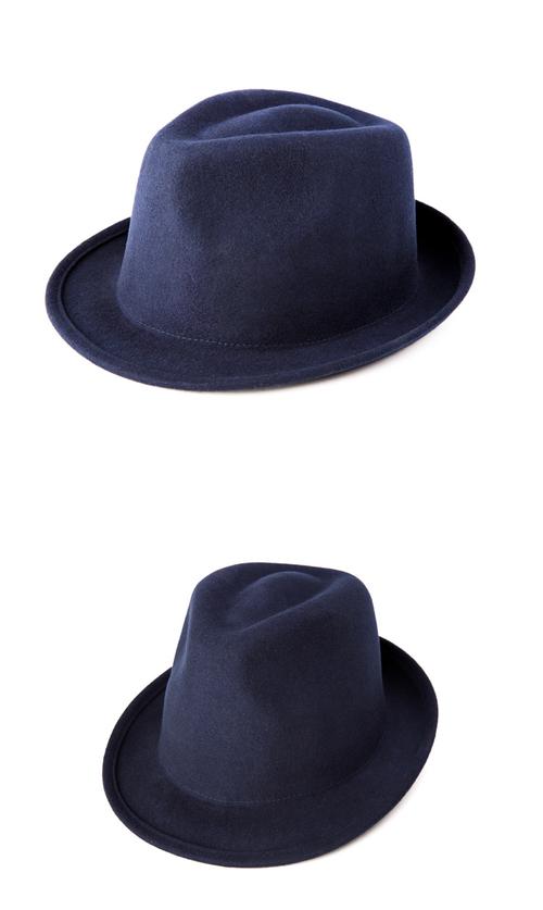carhers原创设计新品羊毛时尚潮流搭配女士礼帽纯色英伦风帽子